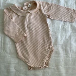 Gray Label collar onesie